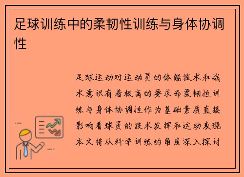 足球训练中的柔韧性训练与身体协调性